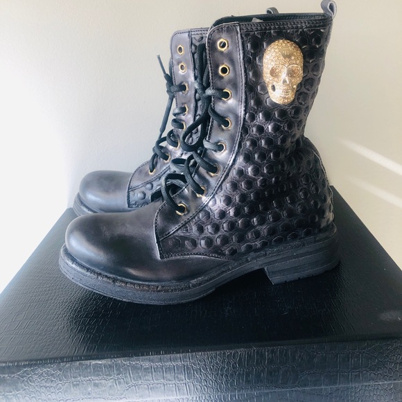 NEW Women’s Philipp plein black boots - Picture 2 of 14